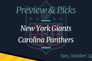 Panthers vs Giants NFL Minggu 7 Odds, Waktu, dan Prediksi