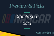 Peluang, Pilihan, dan Pratinjau NASCAR Xfinity 500 2021