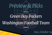 WFT vs Packers NFL Minggu 7 Odds, Waktu, dan Prediksi